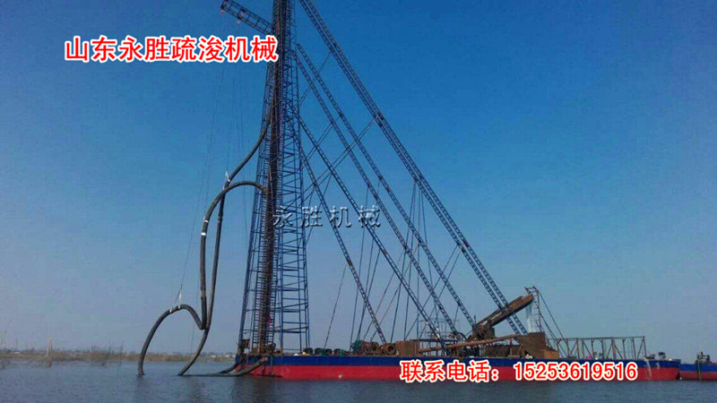 鉆泥層抽沙船